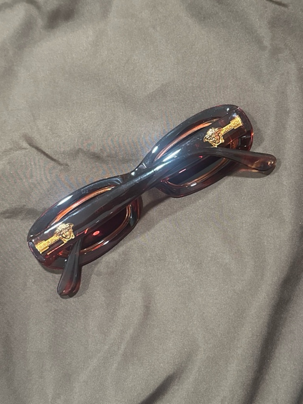 authentic vintage tortoiseshell versace sunglasses - Picture 2 of 5